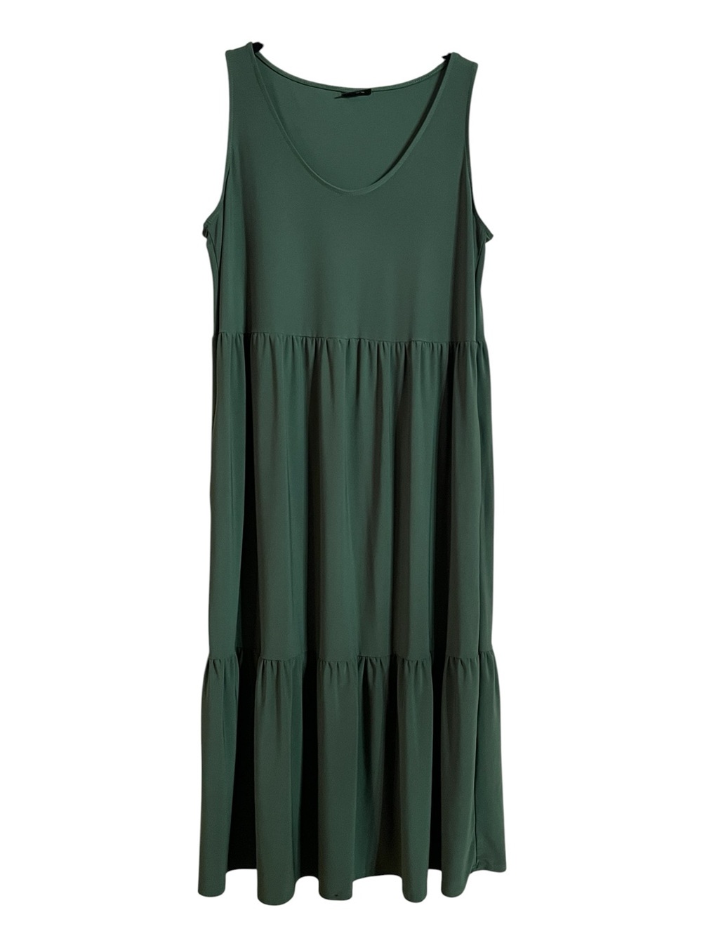 Nicole Miller Green Tank Maxi Dress (measures Large)